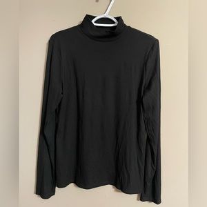 Black mock long sleeve